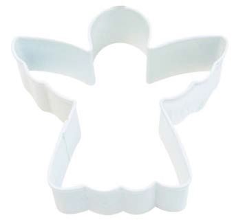 Picture of ANGEL COOKIE CUTTER WHITE 7.6CM